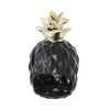 Подсвечник "Ананас", цвет черный, керамика d8.5xh14.7см, Cosy & Trendy
