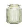 Подсвечник 14X14XH16CM, цвет зеленый, стекло, Cosy & Trendy