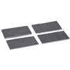 Slate plate 15x8,5xh0,5cm set 4, Cosy & Trendy