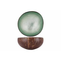 Чаша декоративная  METALLIC MINT GREEN LEAF D14CM, Cosy & Trendy