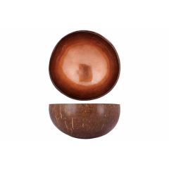 Чаша декоративная  METALLIC DARK BROWN LEAF D14CM, Cosy & Trendy