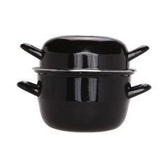 Кастрюля для мидий черная 5 л h 19cm d 24cm  , Cosy & Trendy