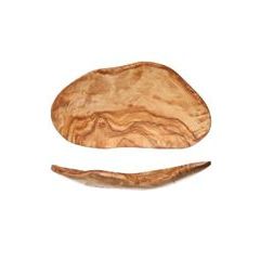 Чаша для фруктов, плоская, из оливкового дерева, 23-28CM X 10-16CM, Cosy & Trendy