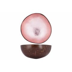 Чаша декоративная  METALLIC SOFT PINK PAINT D14CM, Cosy & Trendy