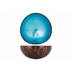 Чаша декоративная  METALLIC TURQUOISE LEAF D14CM, Cosy & Trendy