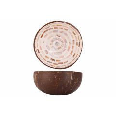 Чаша декоративная  BROWN MOSAIC CIRCLE D14CM, Cosy & Trendy