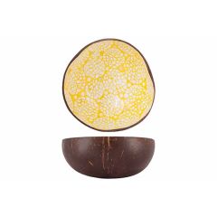 Чаша декоративная  YELLOW / EGGSHELL D14CM, Cosy & Trendy