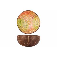 Чаша декоративная  LIME GREEN / RED EGGSHELLD14CM, Cosy & Trendy