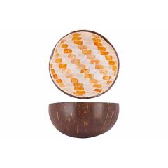 Чаша декоративная  WHITE / GOLD MOSAIC D14CM, Cosy & Trendy