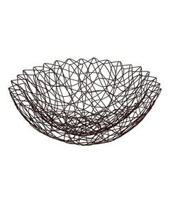 Корзина для фруктов d 33 см, h 11 см, металл, цвет медный, Cosy & Trendy