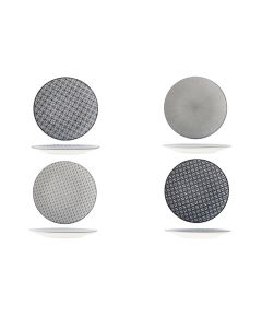 Набор из 4-х тарелок d 21 , h 6 см, серия Crazy, Cosy & Trendy