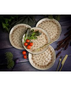 Набор обеденных тарелок  Cosy & Trendy Laguna Old Rose, 20 см. , керамика, Cosy & Trendy