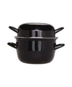 Кастрюля для мидий черная 0,9 л h 13,5cm d 12cm  , Cosy & Trendy