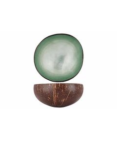 Чаша декоративная  METALLIC MINT GREEN LEAF D14CM, Cosy & Trendy