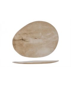 Блюдо овальное 42x33 см h 2 см, цвет "светлое дерево", PALISSANDRO, Cosy & Trendy