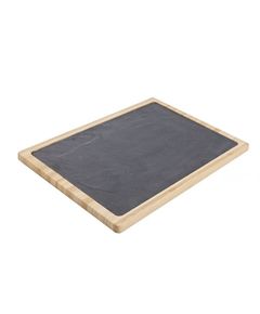 Bamboo-slate board 30x40cm, Cosy & Trendy
