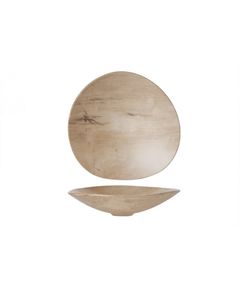 Чаша 29,5x28 см h 6,5 см, декор "светлое дерево", PALISSANDRO, Cosy & Trendy