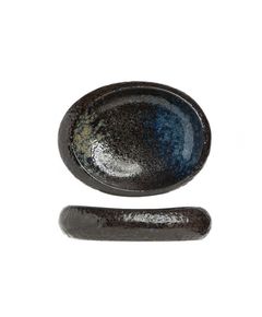 Тарелка овальная 24x21 см h 5,5 см, BLACK YORU, Cosy & Trendy