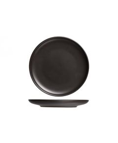 Okinawa black plate d26.5xh2.1cm, Cosy & Trendy