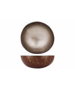 Чаша декоративная  METALLIC SILVER LEAFD14CM, Cosy & Trendy