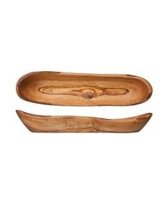 Тарелка для хлеба и фруктов, из оливкового дерева, 32-38CM X 9-14CM, Cosy & Trendy