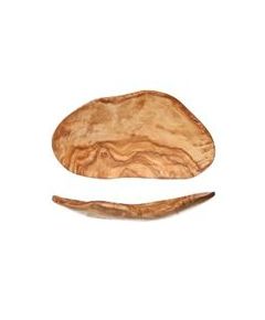 Чаша для фруктов, плоская, из оливкового дерева, 23-28CM X 10-16CM, Cosy & Trendy