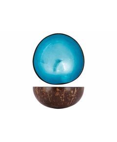 Чаша декоративная  METALLIC TURQUOISE LEAF D14CM, Cosy & Trendy