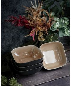 Набор салатников Cosy & Trendy Laguna Old Rose, 1 л., 4 шт., керамика, Cosy & Trendy