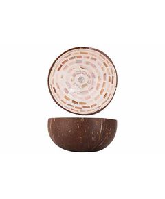 Чаша декоративная  BROWN MOSAIC CIRCLE D14CM, Cosy & Trendy