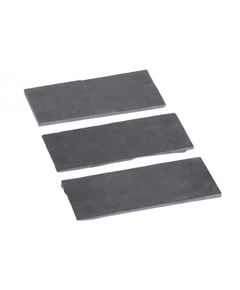 Slate plate 13x6,5xh0,4cm set 4, Cosy & Trendy