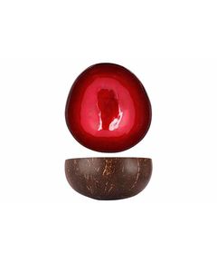 Чаша декоративная  METALLIC RED LEAF D14CM, Cosy & Trendy