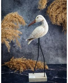 Фигурка Цапля, дерево, 14X6XH37см, Cosy & Trendy