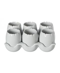 Aperoset holder with 6 cups egg form, Cosy & Trendy