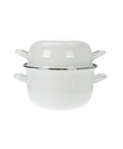 Кастрюля для мидий белая 0,9 л h 13,5cm d 12cm  , Cosy & Trendy