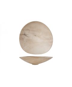 Чаша 37,5x35,5 см h 9,5 см, декор "светлое дерево", PALISSANDRO, Cosy & Trendy