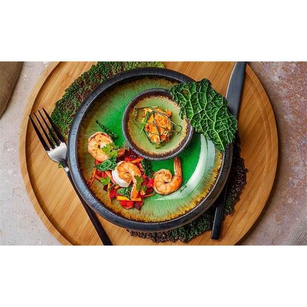 Соусник "гондола" 12x6,5 см h 9,7 см, цвет зеленый, FERVIDO, Cosy & Trendy, изображение 4