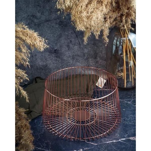 Корзина для фруктов d 30 см, h 15,5 см, металл, цвет медный , Cosy & Trendy, изображение 7