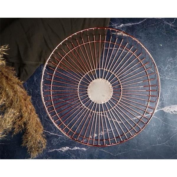 Корзина для фруктов d 30 см, h 15,5 см, металл, цвет медный , Cosy & Trendy, изображение 5