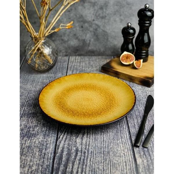 Тарелка d 27 см h 2,5 см, цвет желтый, FERVIDO, Cosy & Trendy, изображение 9