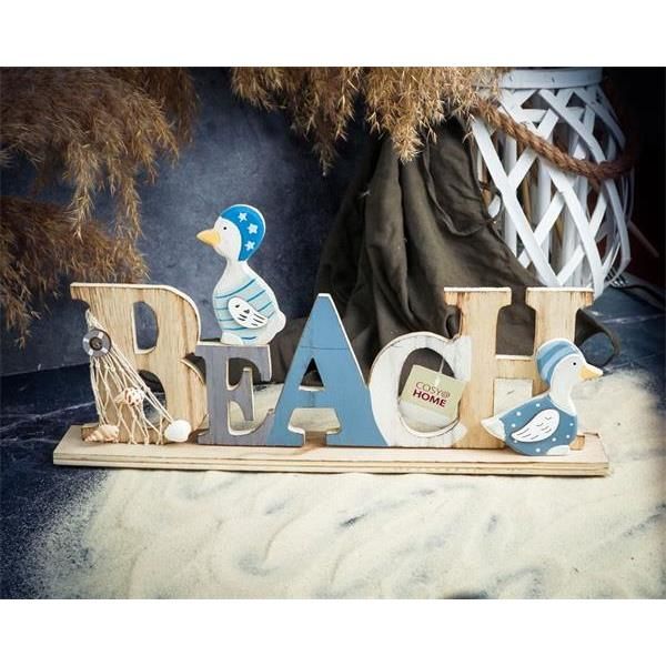 Настольная декорация Буквы "BEACH" 40X5XH17CM, дерево, Cosy & Trendy, изображение 8
