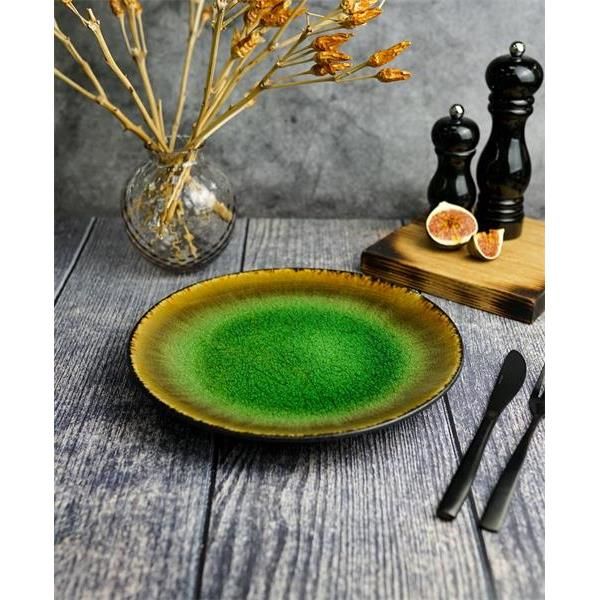 Тарелка d 27 см h 2,5 см, цвет зеленый, FERVIDO, Cosy & Trendy, изображение 7