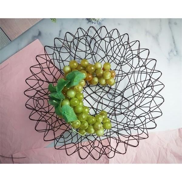 Корзина для фруктов d 33 см, h 11 см, металл, цвет медный, Cosy & Trendy, изображение 5