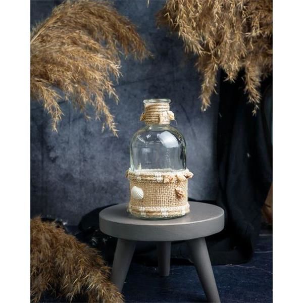 Ваза-бутылка с ракушками 8X8XH13CM, стекло, Cosy & Trendy, изображение 6
