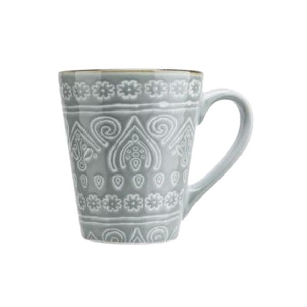 Кружка 340 мл D8,8XH10,4см, цвет зеленый, Cosy & Trendy