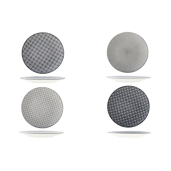 Набор из 4-х тарелок d 21 , h 6 см, серия Crazy, Cosy & Trendy