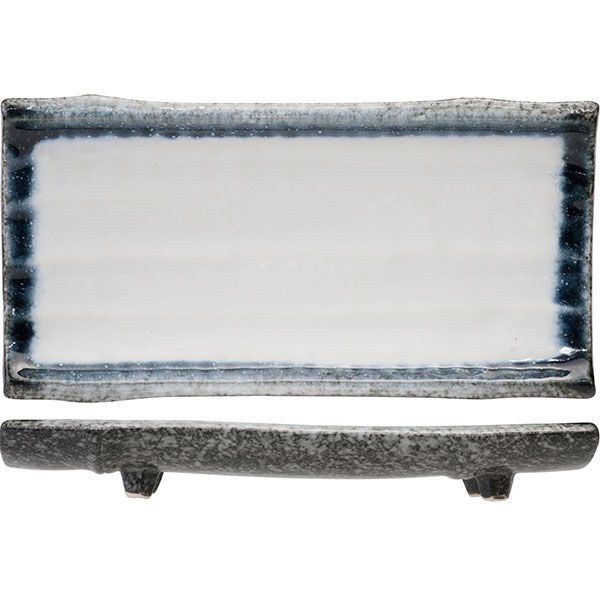 Блюдо для подачи h 3,5 см, L 24,5 см, B 12,5 см, серия Sea Pearl, Cosy & Trendy