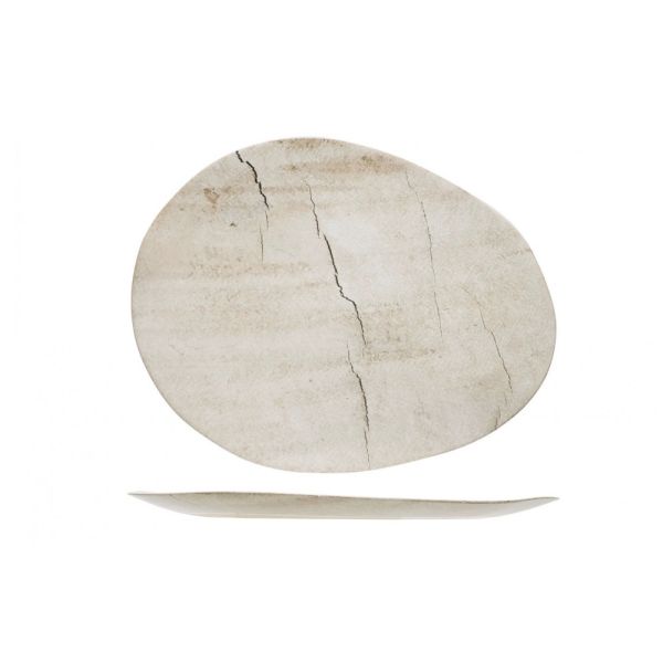 Тарелка овальная 27x21,2 см h 1,6 см, LITHOS, Cosy & Trendy