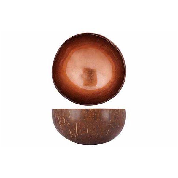 Чаша декоративная  METALLIC DARK BROWN LEAF D14CM, Cosy & Trendy