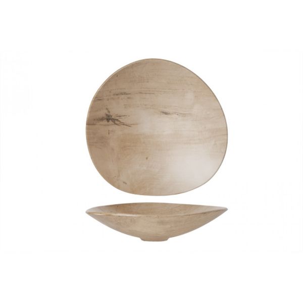 Чаша 29,5x28 см h 6,5 см, декор "светлое дерево", PALISSANDRO, Cosy & Trendy