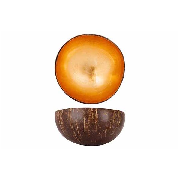 Чаша декоративная  METALLIC GOLD LEAF D14CM, Cosy & Trendy